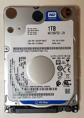 WD BLUE Western Digital 1TB 1000GB Hard Drive