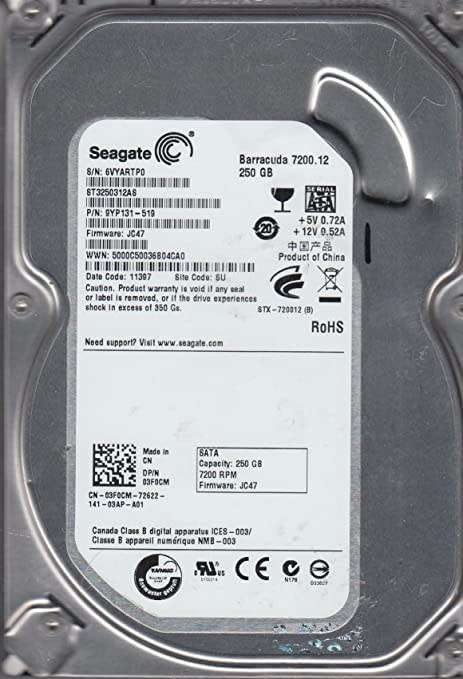 Seagate 250GB Desktop Hard Drive
