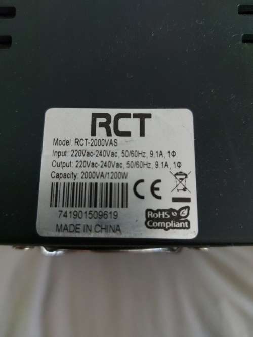RCT 2000VA 1200W UPS