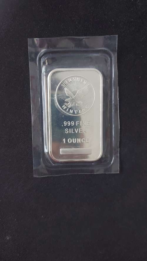 Sunshine Mint 1oz Silver Bar **Low Shipping**