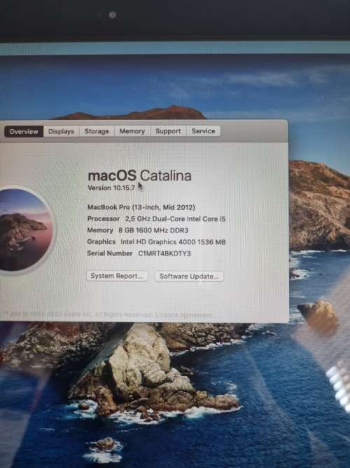 Apple MacBook Pro 2012 - i5 - SSD