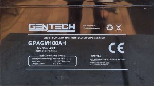12V 100AH AGM Battery