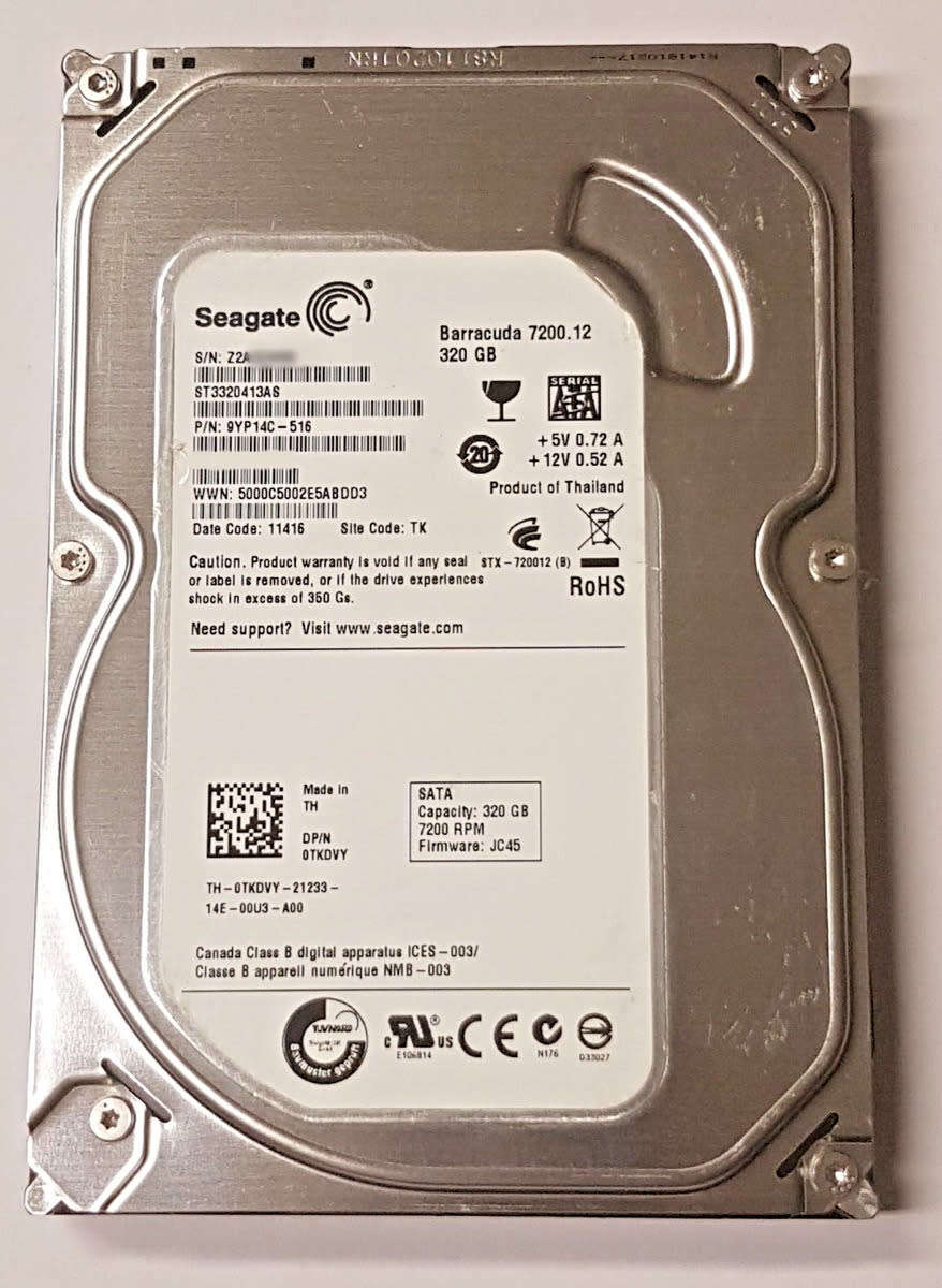 Seagate Barracuda 500GB Desktop HDD
