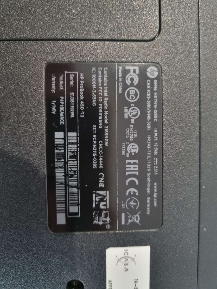 HP Probook 450 - i3 - SSD - Win 10