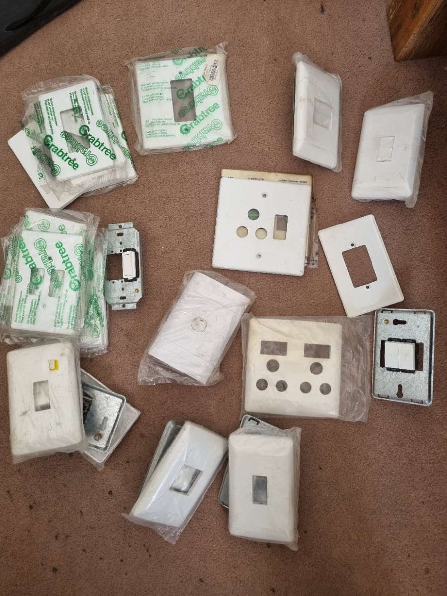Huge Lot - Crabtree Electrical Switches and Covers