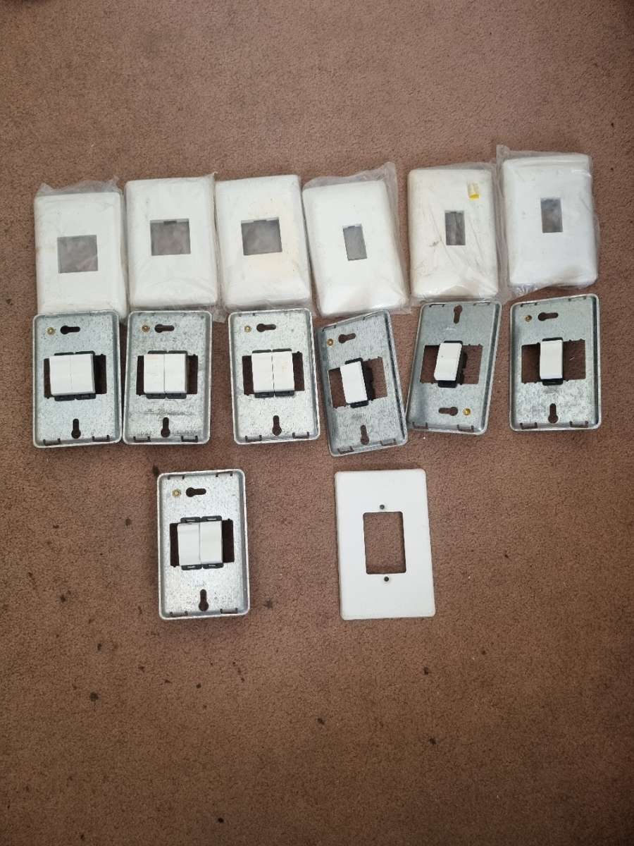 Huge Lot - Crabtree Electrical Switches and Covers