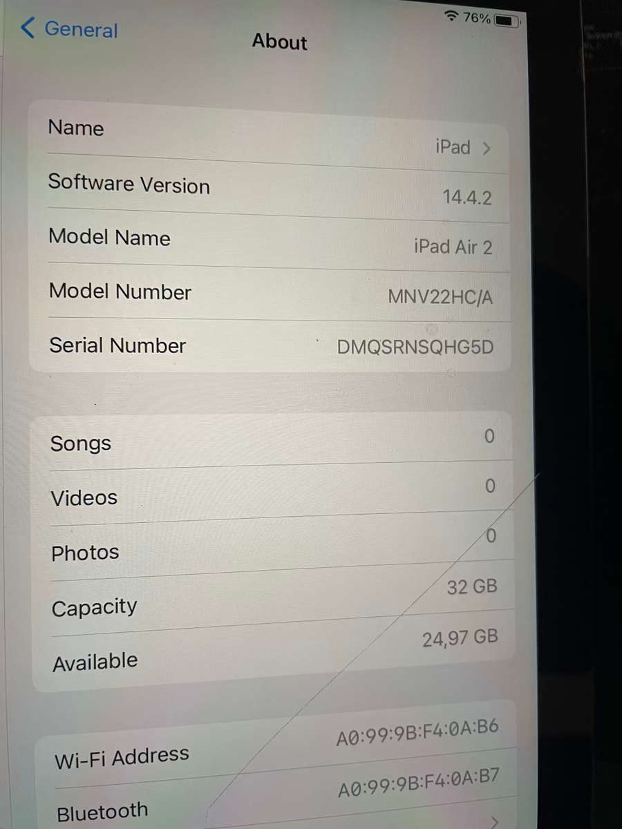 Apple IPad Air 2 32gb