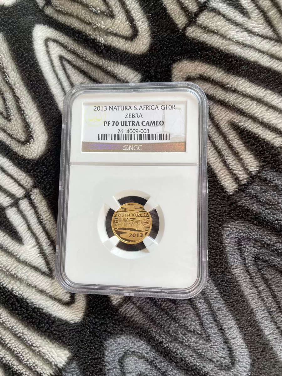 PF70 Nature Zebra GOLD COIN Perfect