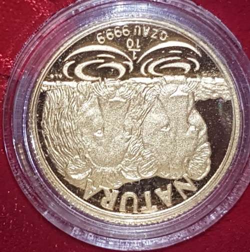 1994 SOUTH AFRICAN PROTEA LION 1/10 OZ PROOF
