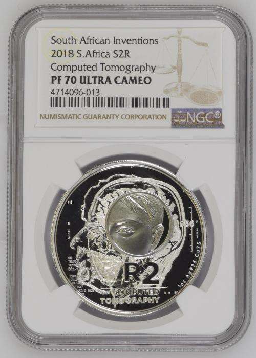 2018 COMPUTED TOMOGRAPHY SILVER R2 - PF70UC