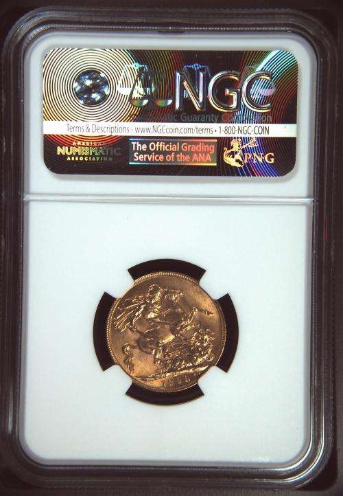 1928SA SOVEREIGN: NGC GRADED MS65