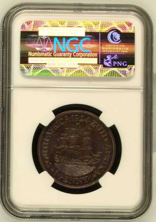 1924 PENNY - DIFFICULT COIN - NGC MS63BN