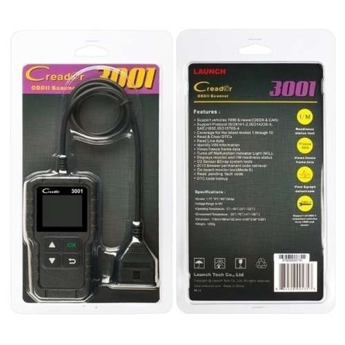 LAUNCH CR3001 X431 Creader 3001 OBD2 Scanner Automotive Car Diagnostic Scanner