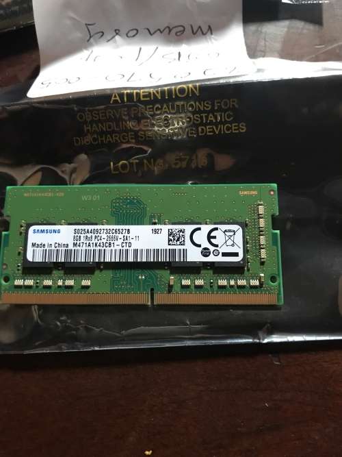 Samsung Ddr4 8gb Laptop Ram