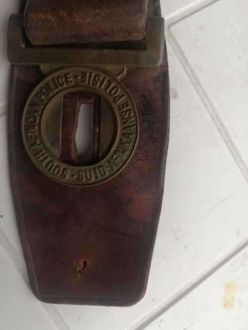 1960s SAP Belts, Handcuffs and Canteen