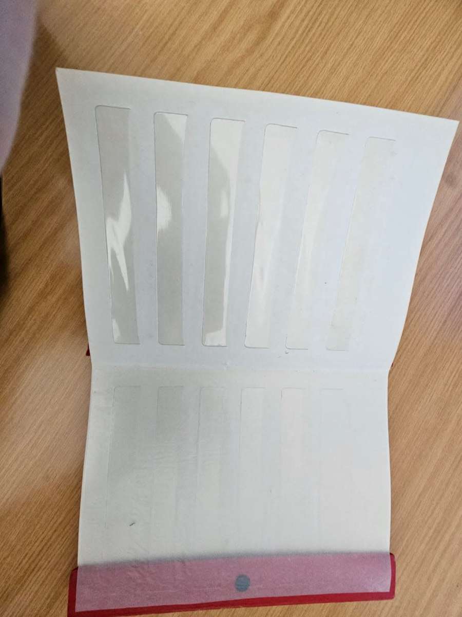 Small Red Stamp Stock Book