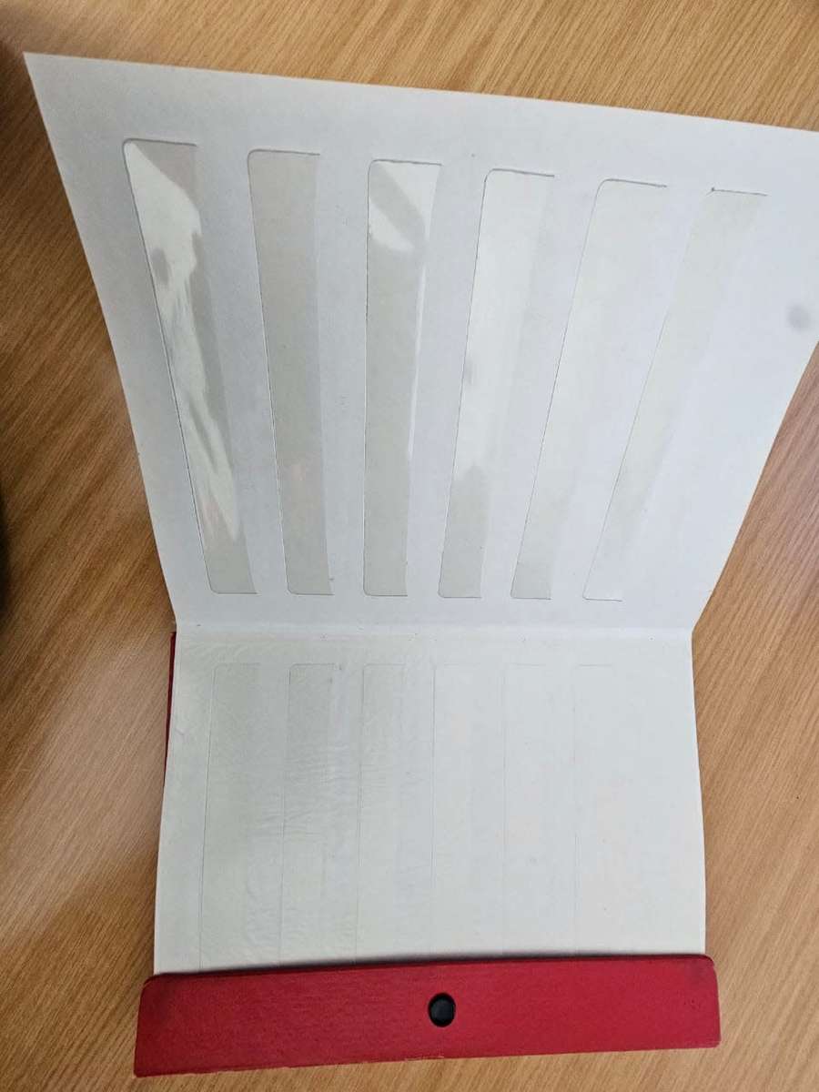 Small Red Stamp Stock Book