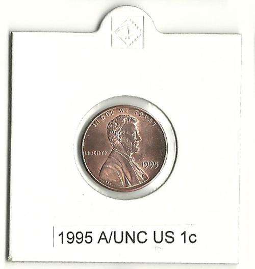 1995 A/UNC US 1 Cent