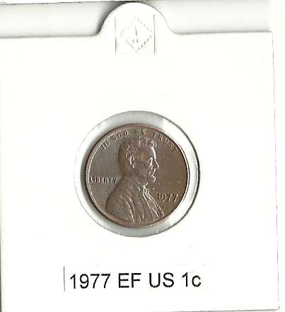 1977 EF US 1 Cent