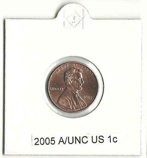 2005 A/UNC US 1 Cent