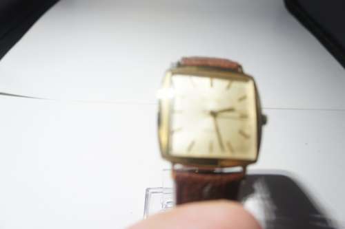 OMEGA GENTS VINTAGE SQUARE FACED WATCH