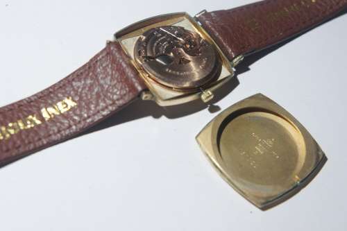 OMEGA GENTS VINTAGE SQUARE FACED WATCH