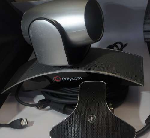 POLYCON MPTZ-9 VIDEO CONFRENCING CAMERA AND MICROPHONE