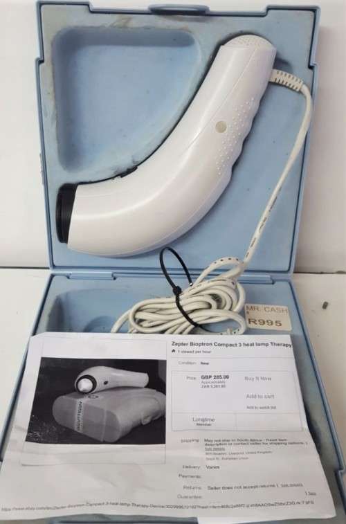 ZAPTOR BIOPTRON Compact 3 Heal Lamp Therepy  Device