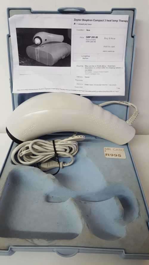 ZAPTOR BIOPTRON Compact 3 Heal Lamp Therepy  Device