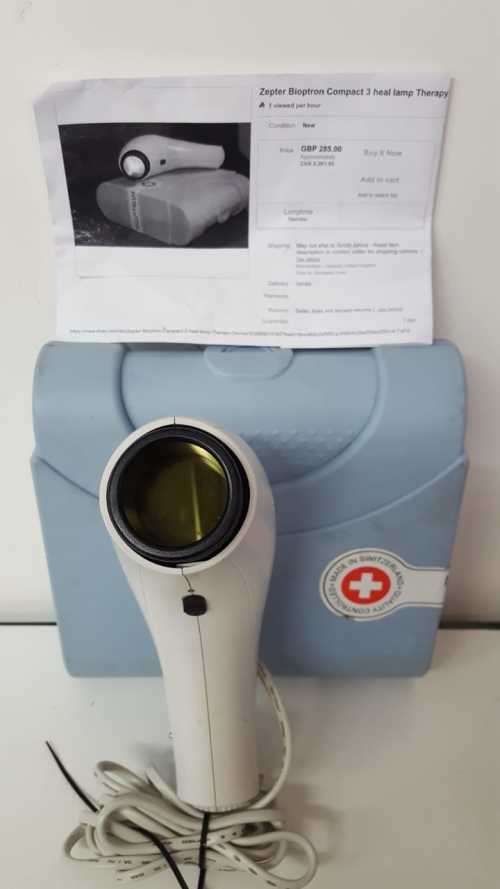 ZAPTOR BIOPTRON Compact 3 Heal Lamp Therepy  Device