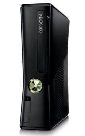 XBox 360 Slim 4gb with 110gb Hdd, 2 Remotes and 15 Games