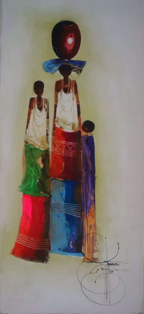 NDABUKO NTULI OIL ON CANVAS