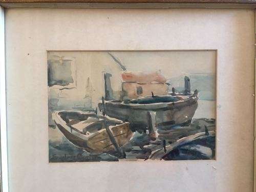 WELL DONE MASTER PIECE - WATERCOUR  ON PAPER BY SYDNEY CARTER