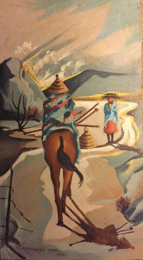 HIGHLY COLLECTABLE OIL ON BOARD BY KOENAKEEFE MOHLE