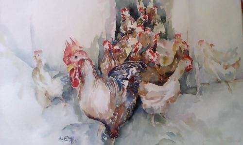 HIGHLY COLLECTABLE MASTER PIECE BY WELL KNOWN ARTIST ZAKKIE ELOFF