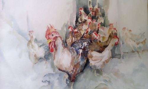 HIGHLY COLLECTABLE MASTER PIECE BY WELL KNOWN ARTIST ZAKKIE ELOFF