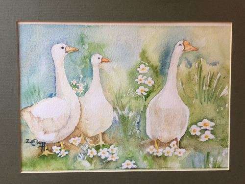 VERY GOOD ART FROM ZAKKIE ELOFF~~ WATER COLOUR ON PAPER