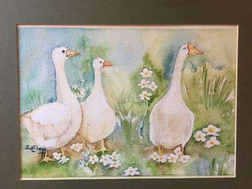 VERY GOOD ART FROM ZAKKIE ELOFF~~ WATER COLOUR ON PAPER