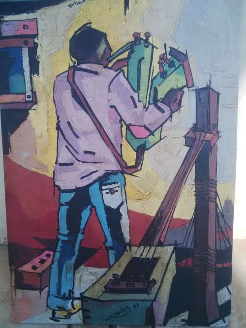 HIGHLY COLLECTABLE MASTER PIECE BY W. KOBOKA~~ OIL ON BOARD