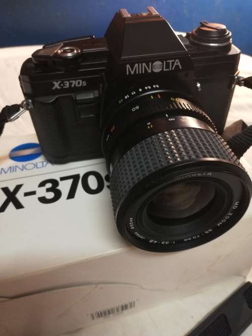 Minolta X370s and Minolta MD 35-70mm kit lens