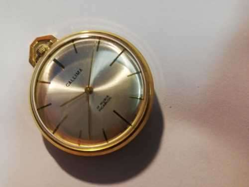 Callima  Swiss Gold Plated Pocket Watch