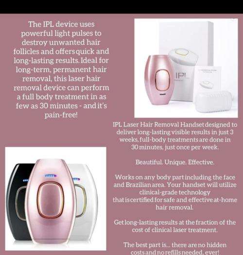 IPL Laser hair removal