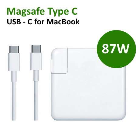 Apple Macbook Pro / Macbook Air  87W MagSafe Charger | USB-C Power Adapter | Replacement Charger