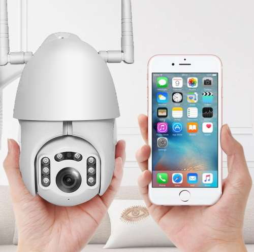 Outdoor /Indoor Dome IP Camera Smart Wireless Home Security PTZ , Auto Human Tracking, CCTV , Audio