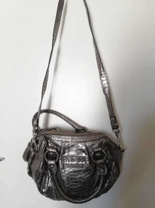 Gorgeous Silver Guess Bag