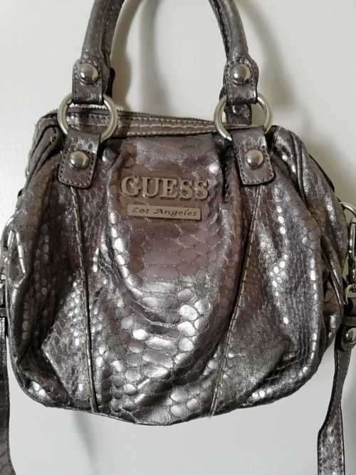 Gorgeous Silver Guess Bag