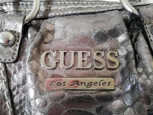 Gorgeous Silver Guess Bag