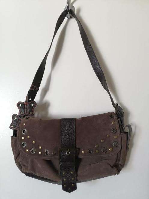 Stunning little suede handbag