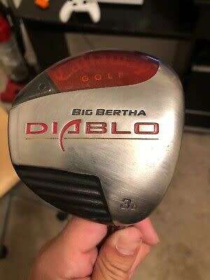 CALLAWAY ORIGINAL DIABLO BIG BERTHA 3 WOOD DRAW  UP FOR GRABS