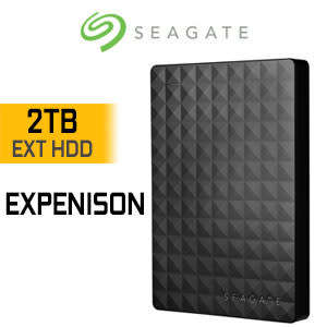 BRAND NEW ORIGINAL SEAGATE 2TB EXTERNAL HARD DRIVE USB 3.0